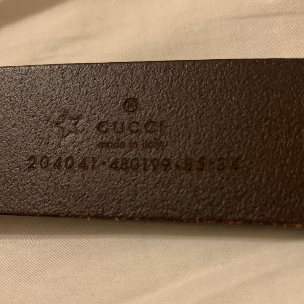 Gucci leather belt - Picture 2 of 3